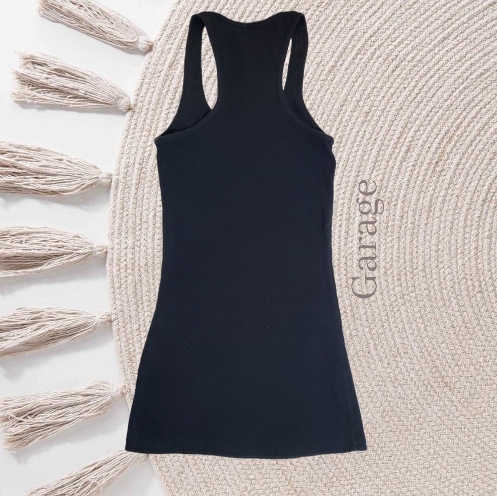 2/$35- Garage DNM Black Cotton Tank- XS